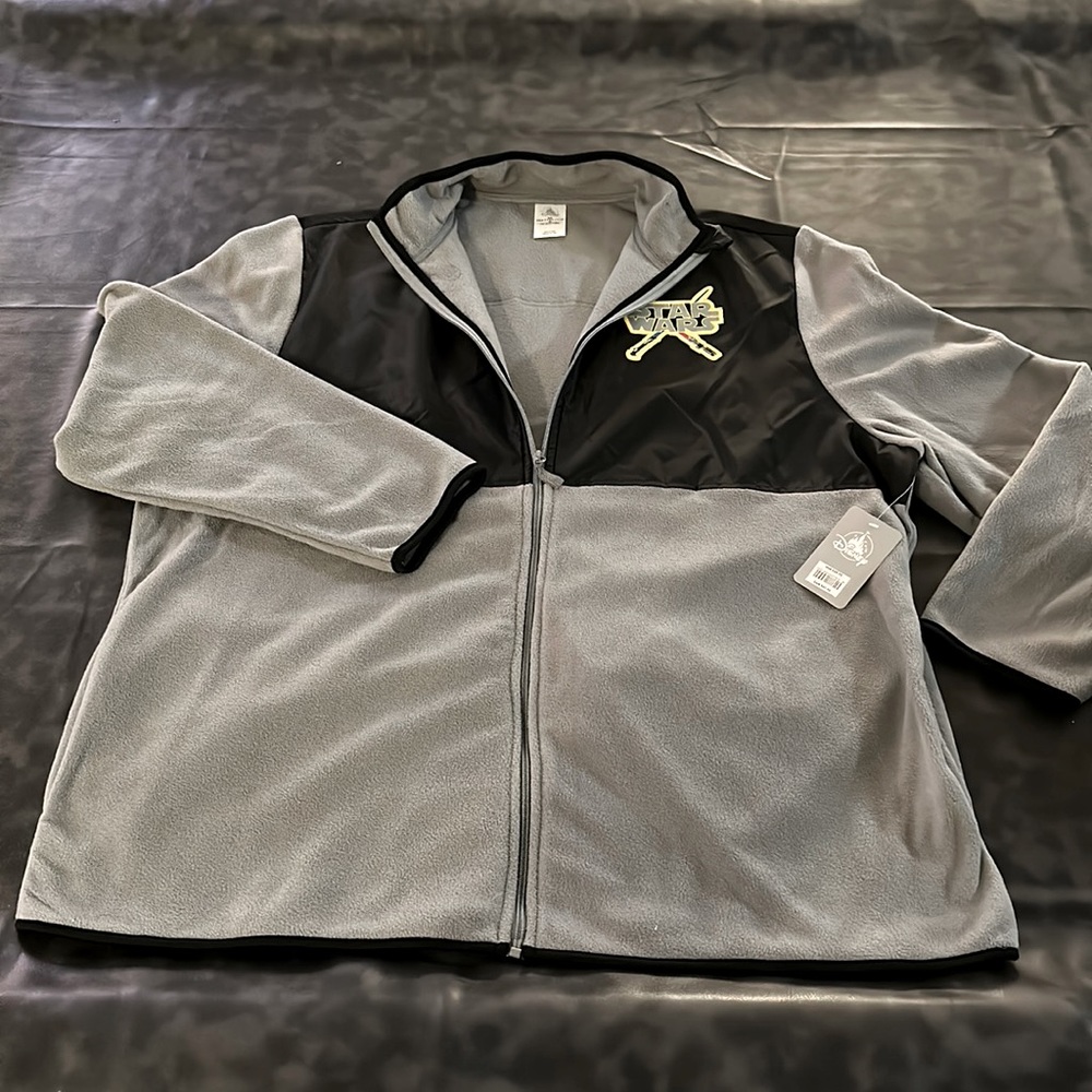 Disney Star Wars Men’s Zip Up Long Sleeve Light Jacket / Thick Shirt - Size XXL